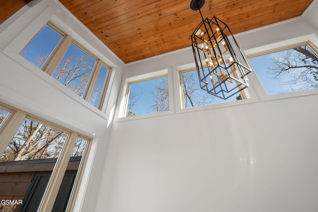 2385 Forge Hideaway Loop Unit 4, Pigeon Forge, TN 37863 - detailed view of wood ceiling and a chandelier