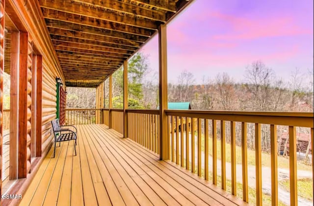 929 Smoky Ct, Gatlinburg, TN 37738 - view of wooden terrace