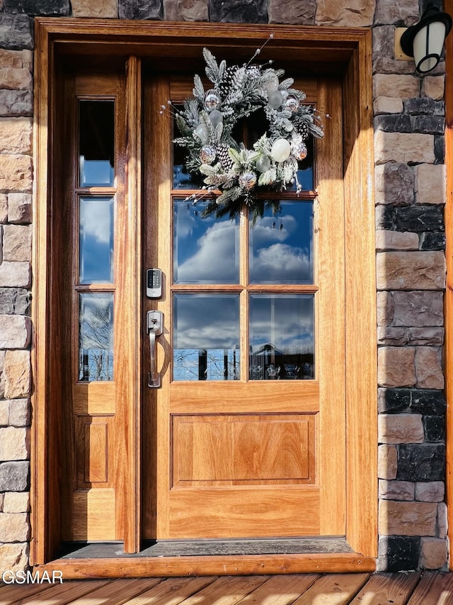 view of entrance to property