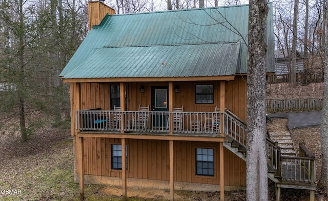 view of rear view of house