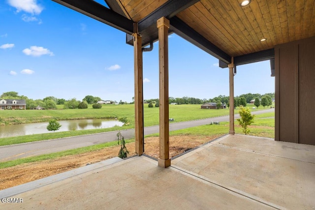 1902 Kaylee Dr, Jefferson City, TN 37760 - view of patio / terrace featuring a water view