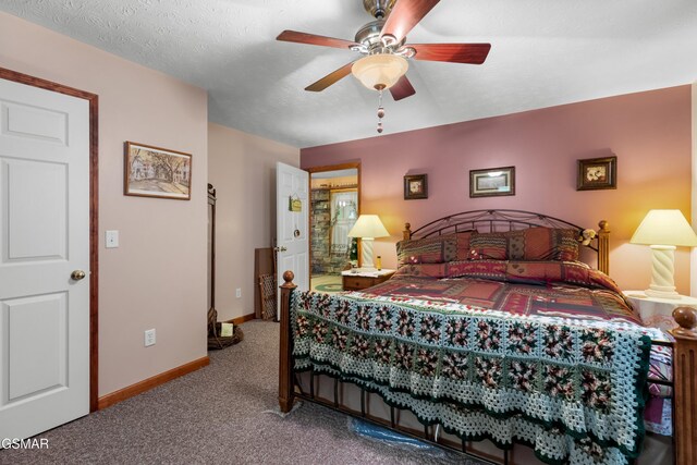1878 Omaha Rd, Del Rio, TN 37727 - carpeted bedroom featuring baseboards and ceiling fan