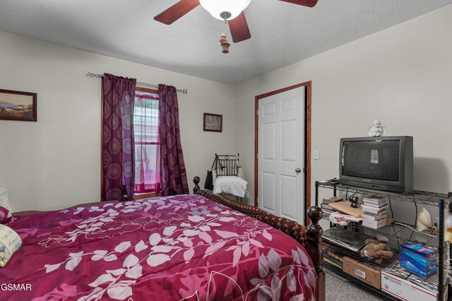 1878 Omaha Rd, Del Rio, TN 37727 - bedroom featuring carpet and ceiling fan