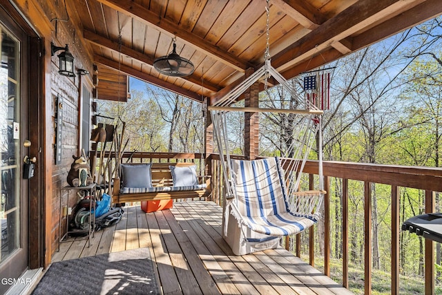 view of deck
