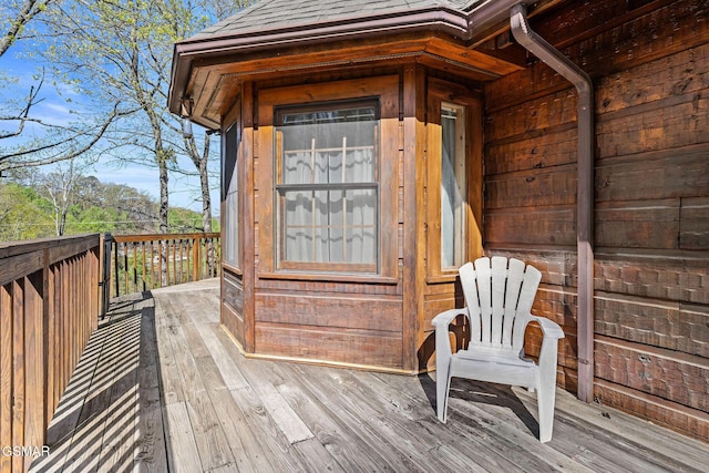 view of deck