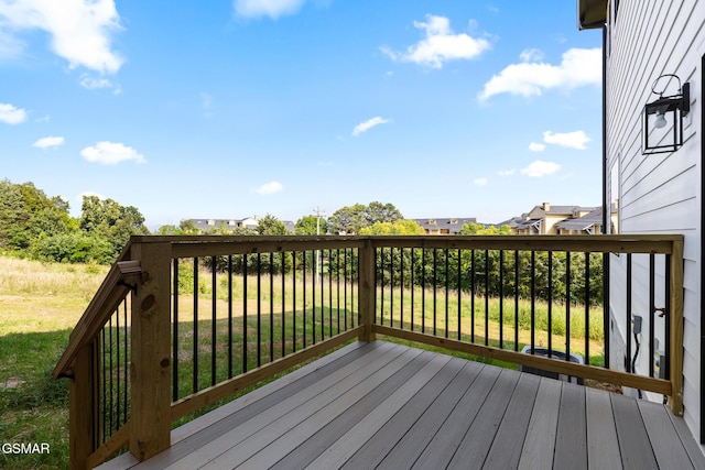 206 Eagle View Dr, Dandridge, TN 37725 - wooden deck featuring a lawn