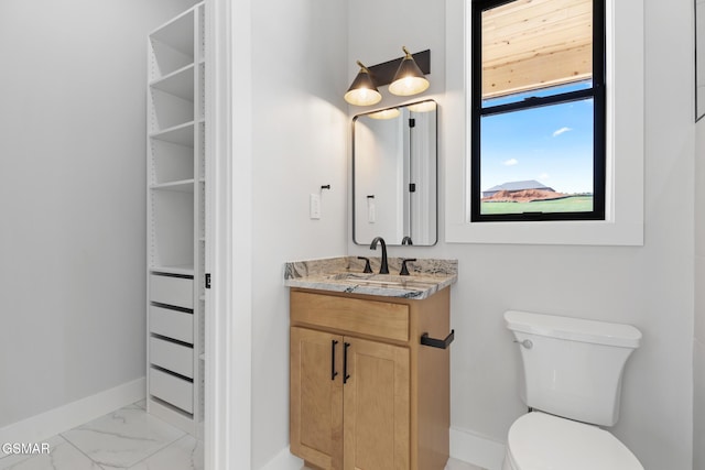 206 Eagle View Dr, Dandridge, TN 37725 - bathroom with vanity and marble finish floors