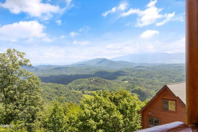 2326 Top Of The World Dr, Sevierville, TN 37876 - view of mountain backdrop with a heavily wooded area