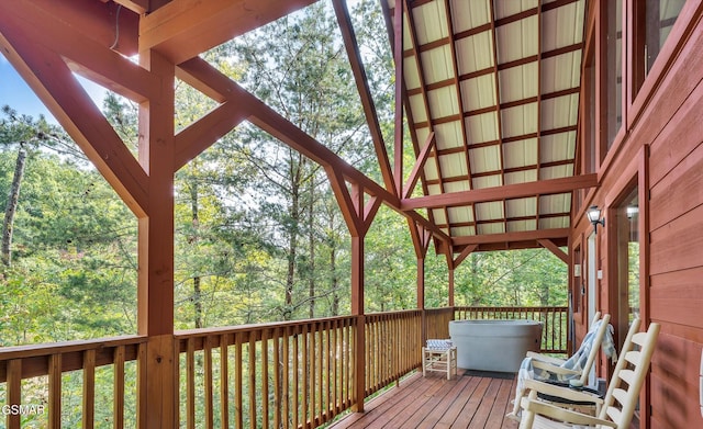 1926 Bird Hill Rd, Sevierville, TN 37876 - view of wooden deck