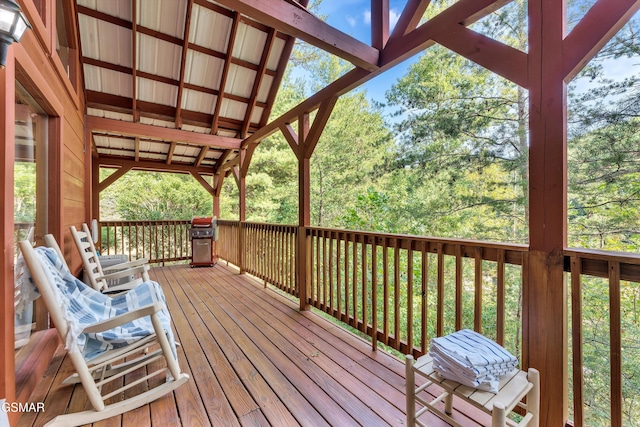 1926 Bird Hill Rd, Sevierville, TN 37876 - view of wooden terrace