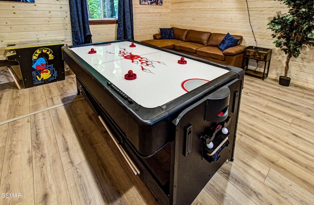 1125 Tanrac Trl, Gatlinburg, TN 37738 - rec room featuring wood finished floors and wooden walls