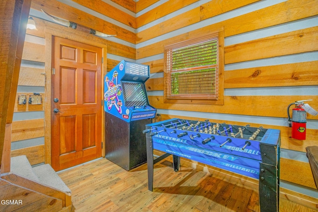 1918 Charles Lewis Way, Sevierville, TN 37876 - game room featuring wood finished floors and wood walls