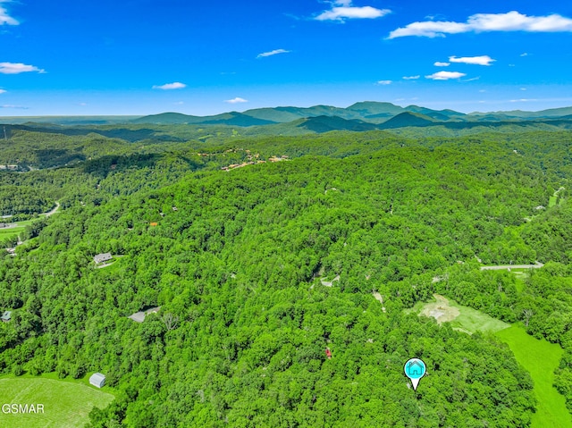 1918 Charles Lewis Way, Sevierville, TN 37876 - bird's eye view of a heavily wooded area and a mountainous background