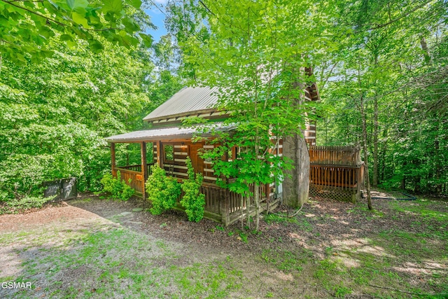 1918 Charles Lewis Way, Sevierville, TN 37876 - view of yard featuring a deck