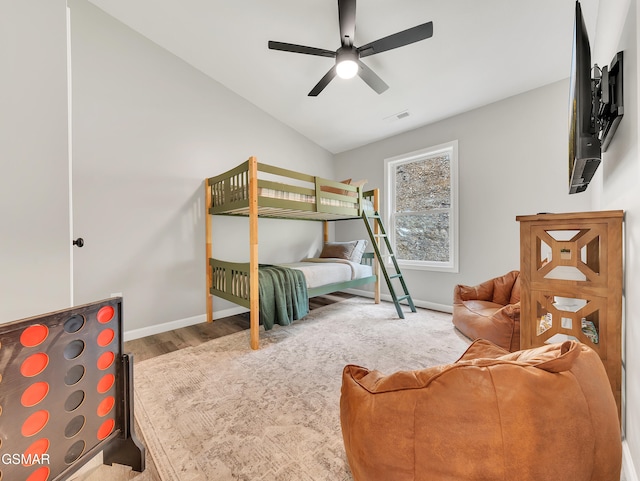3141 Teaster Ln Unit 1, Pigeon Forge, TN 37863 - bedroom featuring wood finished floors and ceiling fan