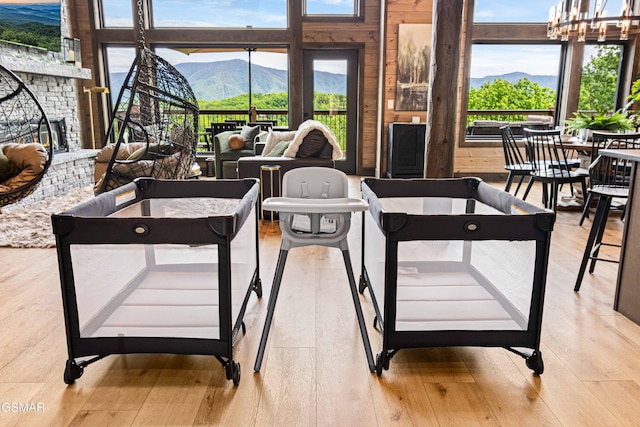 4408 Stackstone Rd, Sevierville, TN 37862 - view of patio / terrace with an outdoor living space and a mountain view