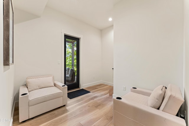 1163 Reedmont Way, Sevierville, TN 37876 - sitting room featuring light wood-style flooring and recessed lighting