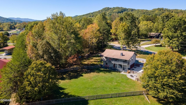 3225 Laurelwood Ave, Sevierville, TN 37862 - drone / aerial view with a view of trees and a mountain view