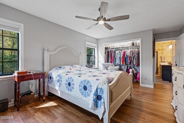 3225 Laurelwood Ave, Sevierville, TN 37862 - bedroom with wood finished floors, baseboards, and multiple windows