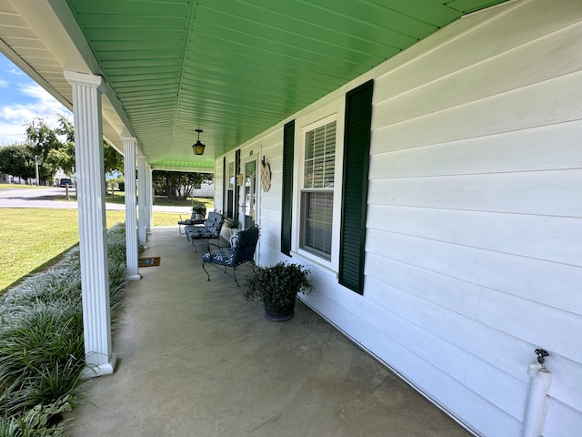 view of patio