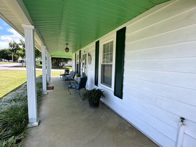 view of patio