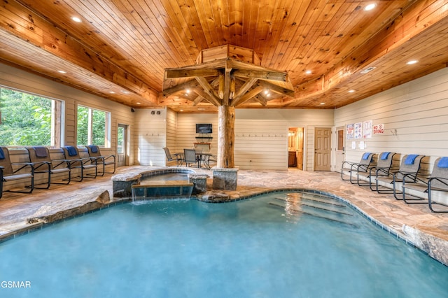 809 Pinecrest Way, Sevierville, TN 37862 - view of swimming pool featuring a pool with connected hot tub