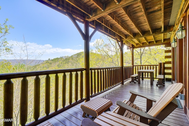 2867 White Oak Ridge Ln, Sevierville, TN 37862 - view of wooden terrace