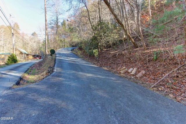 view of road