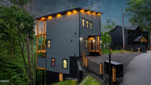 1349 N Baden Dr, Gatlinburg, TN 37738 - view of rear view of house