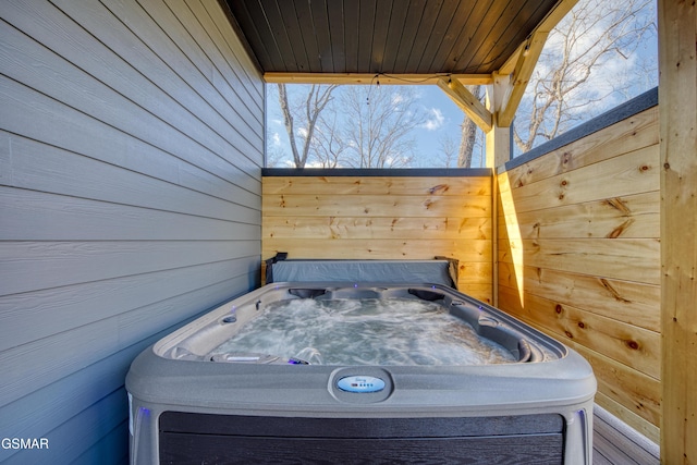 1349 N Baden Dr, Gatlinburg, TN 37738 - exterior view of a jacuzzi