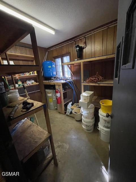 storage featuring water heater