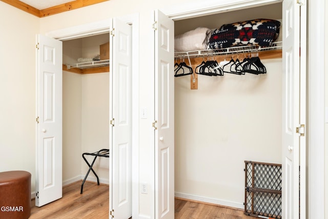 view of closet