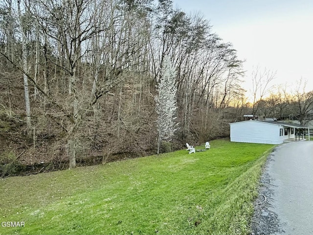 view of yard
