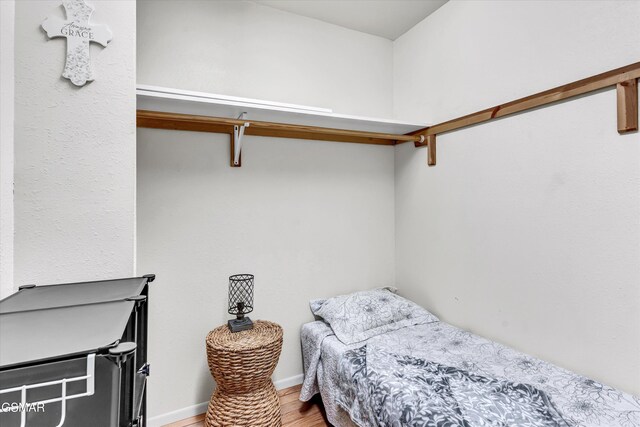 2259 Hartford Rd, Cosby, TN 37722 - bedroom with wood finished floors and baseboards