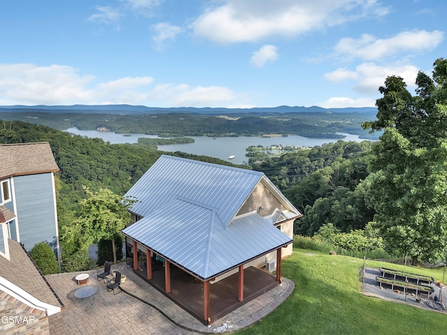 498 Proffitt Ridge Rd, Mooresburg, TN 37811 - view of subject property featuring a water and mountain view and a forest