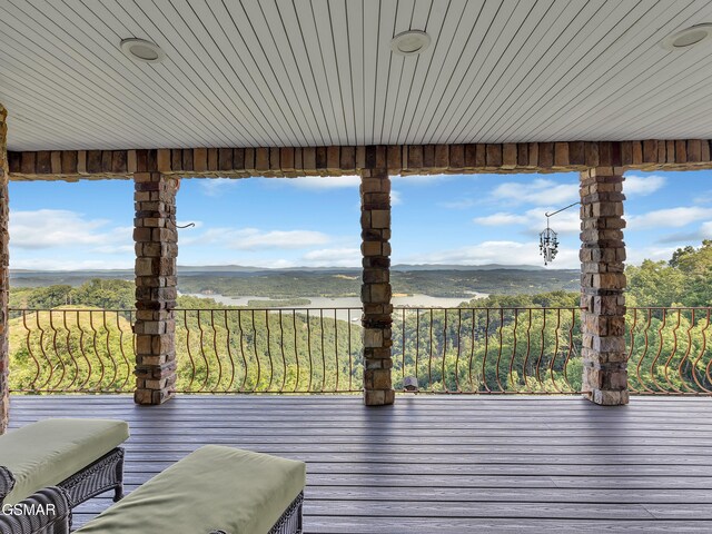 498 Proffitt Ridge Rd, Mooresburg, TN 37811 - view of wooden deck