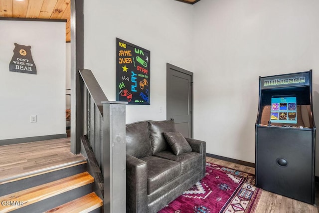 1105 Center St # 2, Sevierville, TN 37862 - living room featuring wood finished floors and baseboards