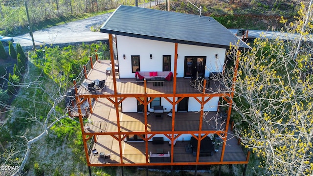 1040 Old Cartertown Rd, Gatlinburg, TN 37738 - view from above of property