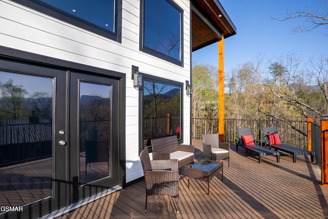1040 Old Cartertown Rd, Gatlinburg, TN 37738 - view of wooden terrace