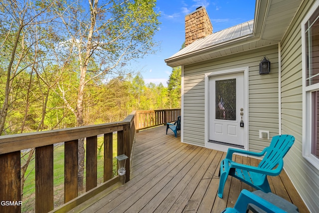 3851 Mistletoe Loop, Sevierville, TN 37876 - view of wooden deck