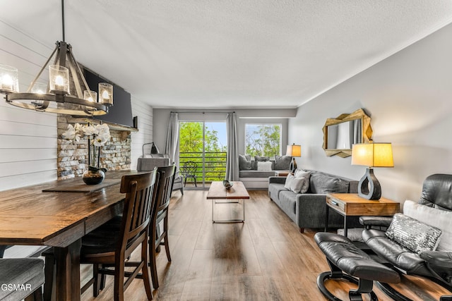 1260 Ski View Dr Unit 5106, Gatlinburg, TN 37738 - living room with wood finished floors and a textured ceiling