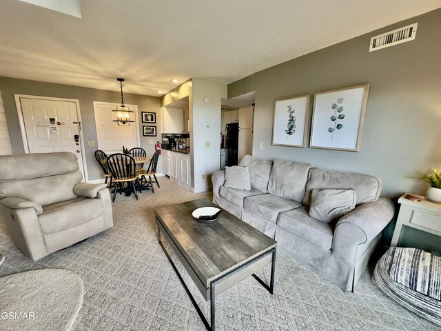 3710 Weber Rd Unit E306, Gatlinburg, TN 37738 - living room featuring light carpet and recessed lighting