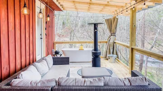 122 Quail Roost Dr, Cosby, TN 37722 - view of sunroom