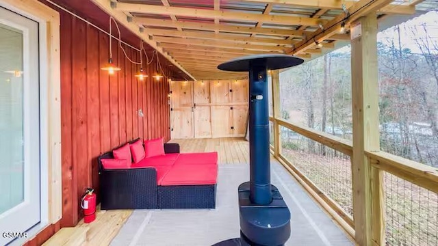 122 Quail Roost Dr, Cosby, TN 37722 - view of sunroom / solarium