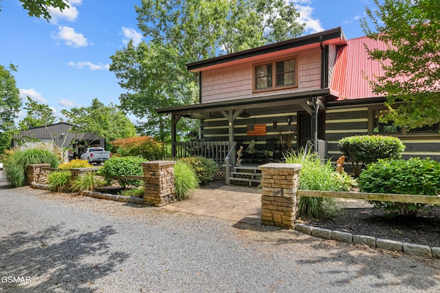 4091 Camp Hollow Rd, Sevierville, TN 37876 - view of front of property featuring a metal roof
