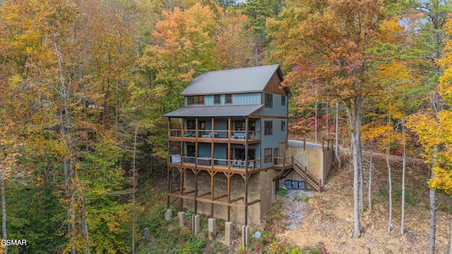 view of rear view of house