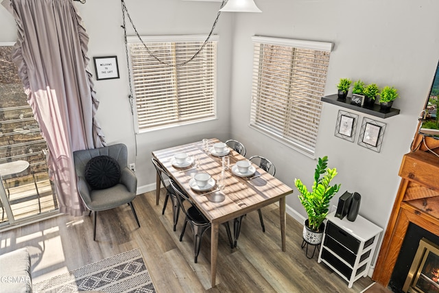 1260 Ski View Dr Unit 3308, Gatlinburg, TN 37738 - dining area featuring baseboards and wood finished floors
