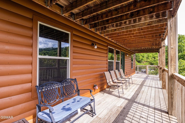 1792 Paulas Huskey Cir, Sevierville, TN 37876 - view of wooden terrace
