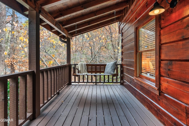 view of deck