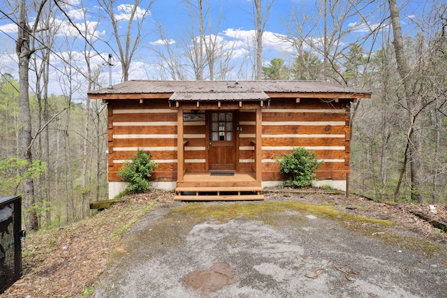 view of outbuilding with an outdoor structure